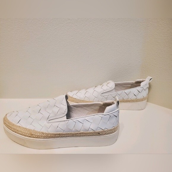 Franco Sarto Hesa Womens White Platform Slip On Sneaker size 11 - Picture 6 of 6
